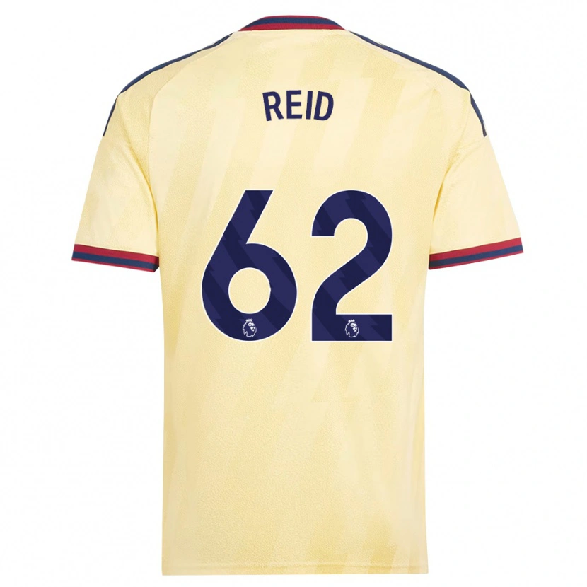 Danxen Kinderen Katie Reid #62 Licht Geel Middernachtblauw Thuisshirt Derde Tenue 2026/27 T-Shirt België