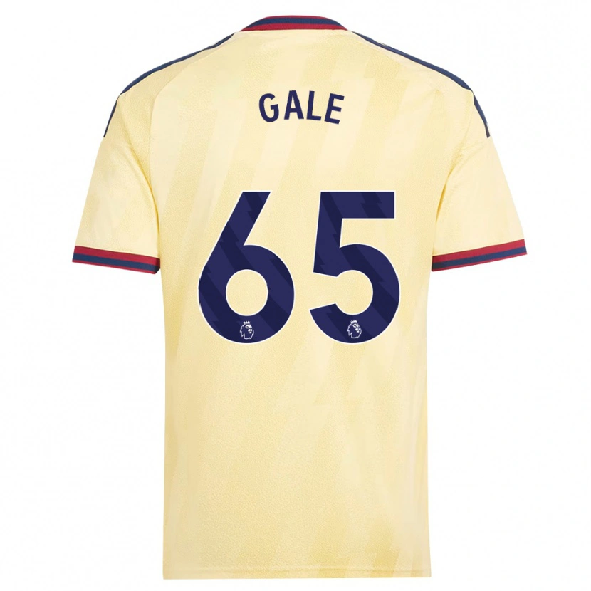 Danxen Kinderen Jessie Gale #65 Licht Geel Middernachtblauw Thuisshirt Derde Tenue 2026/27 T-Shirt België