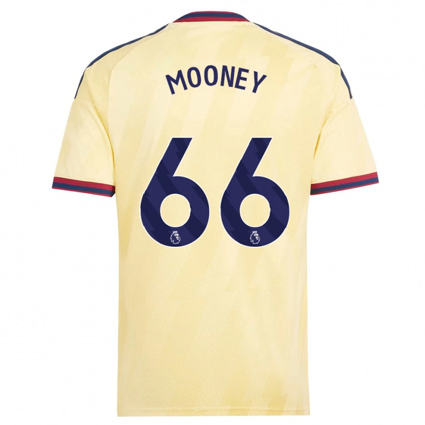 Danxen Kinderen Evan Mooney #66 Licht Geel Middernachtblauw Thuisshirt Derde Tenue 2026/27 T-Shirt België