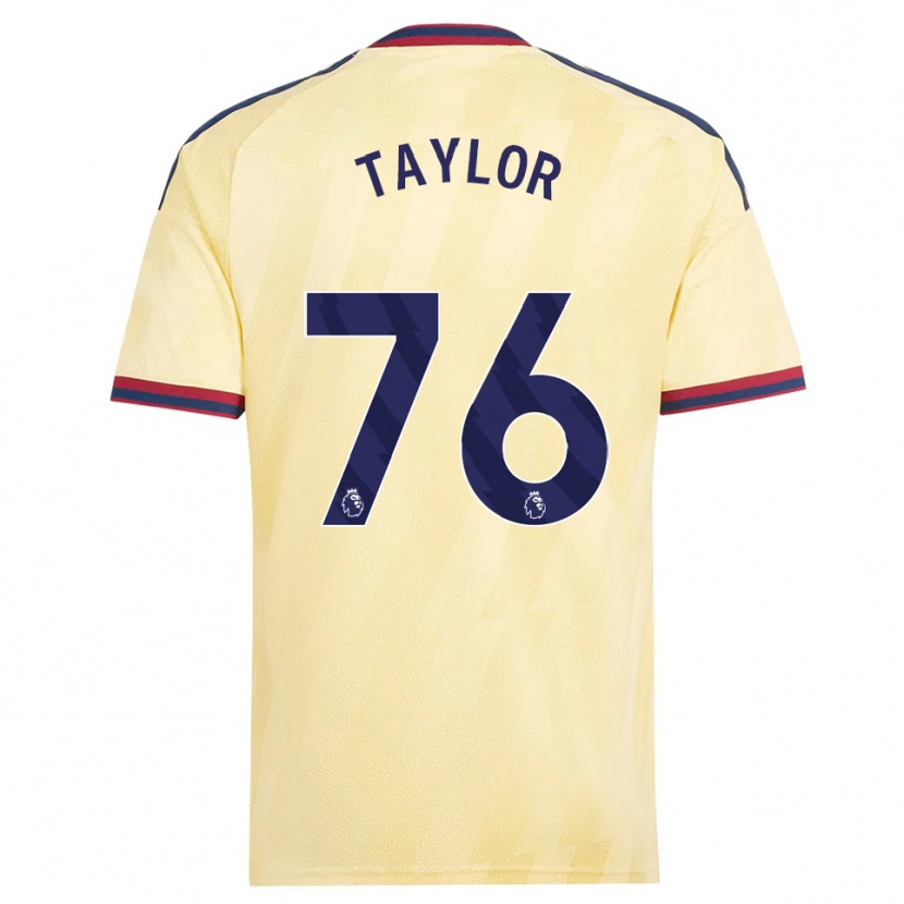 Danxen Kinderen Kido Taylor Hart #76 Licht Geel Middernachtblauw Thuisshirt Derde Tenue 2026/27 T-Shirt België