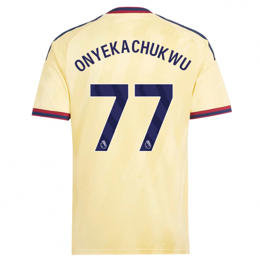 Danxen Kinderen Samuel Onyekachukwu #77 Licht Geel Middernachtblauw Thuisshirt Derde Tenue 2026/27 T-Shirt België