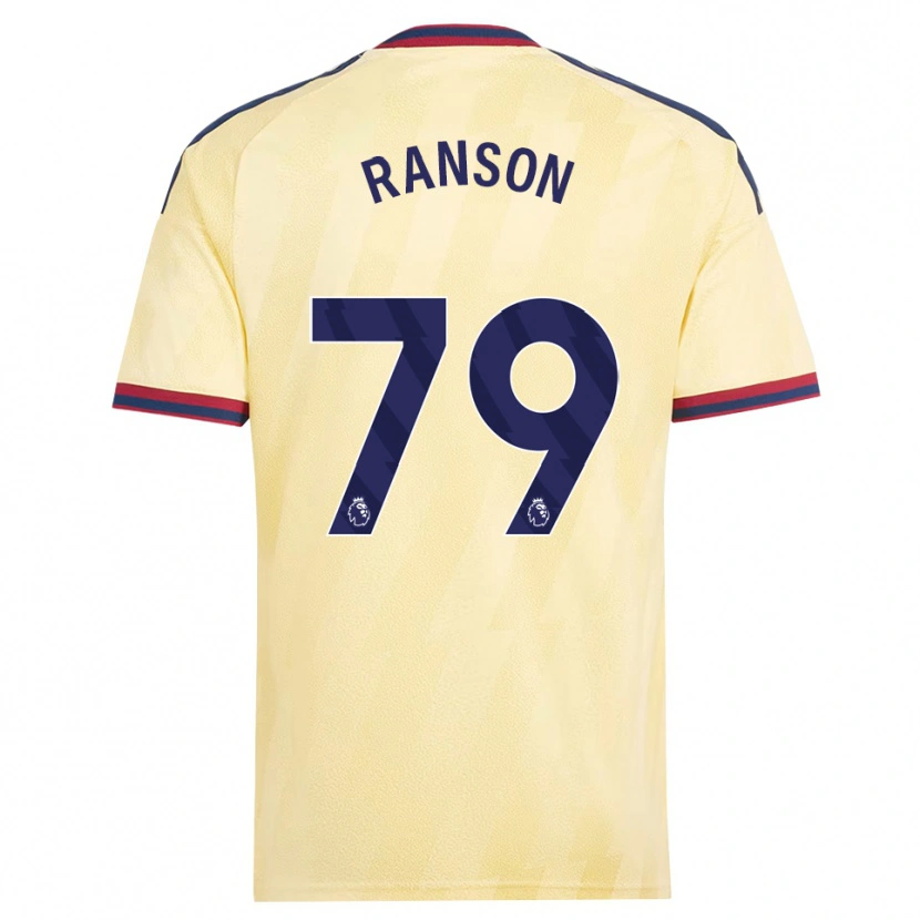 Danxen Kinderen Khari Ranson #79 Licht Geel Middernachtblauw Thuisshirt Derde Tenue 2026/27 T-Shirt België