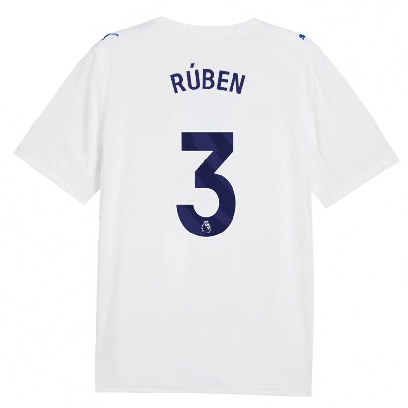 Danxen Kinderen Rúben Dias #3 Marine Wit Thuisshirt Derde Tenue 2026/27 T-Shirt België