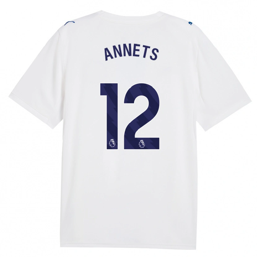 Danxen Kinderen Eve Annets #12 Marine Wit Thuisshirt Derde Tenue 2026/27 T-Shirt België