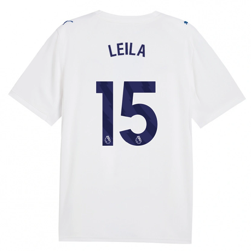 Danxen Kinderen Leila Ouahabi #15 Marine Wit Thuisshirt Derde Tenue 2026/27 T-Shirt België