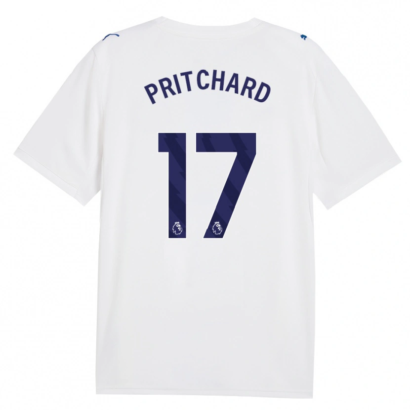 Danxen Kinderen Poppy Pritchard #17 Marine Wit Thuisshirt Derde Tenue 2026/27 T-Shirt België
