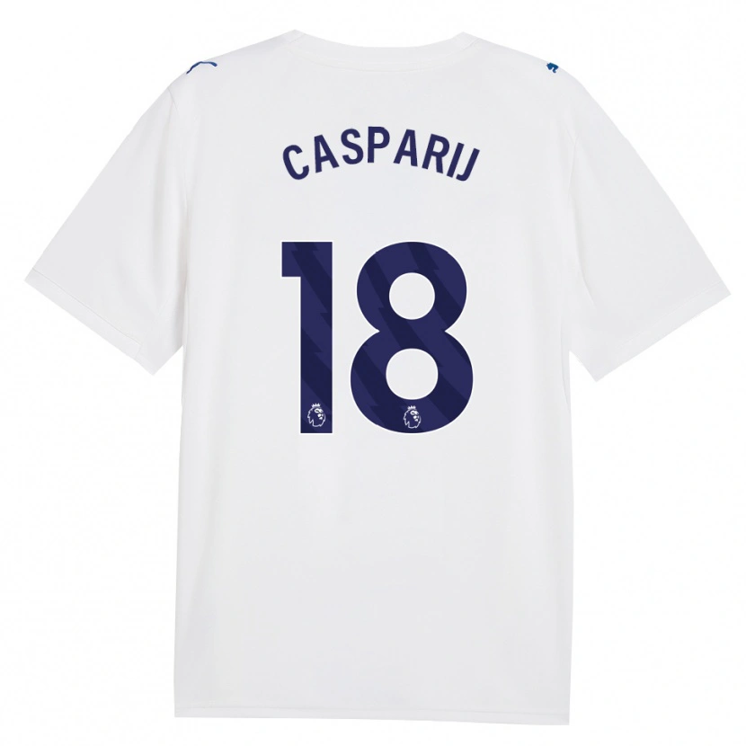 Danxen Kinderen Kerstin Casparij #18 Marine Wit Thuisshirt Derde Tenue 2026/27 T-Shirt België
