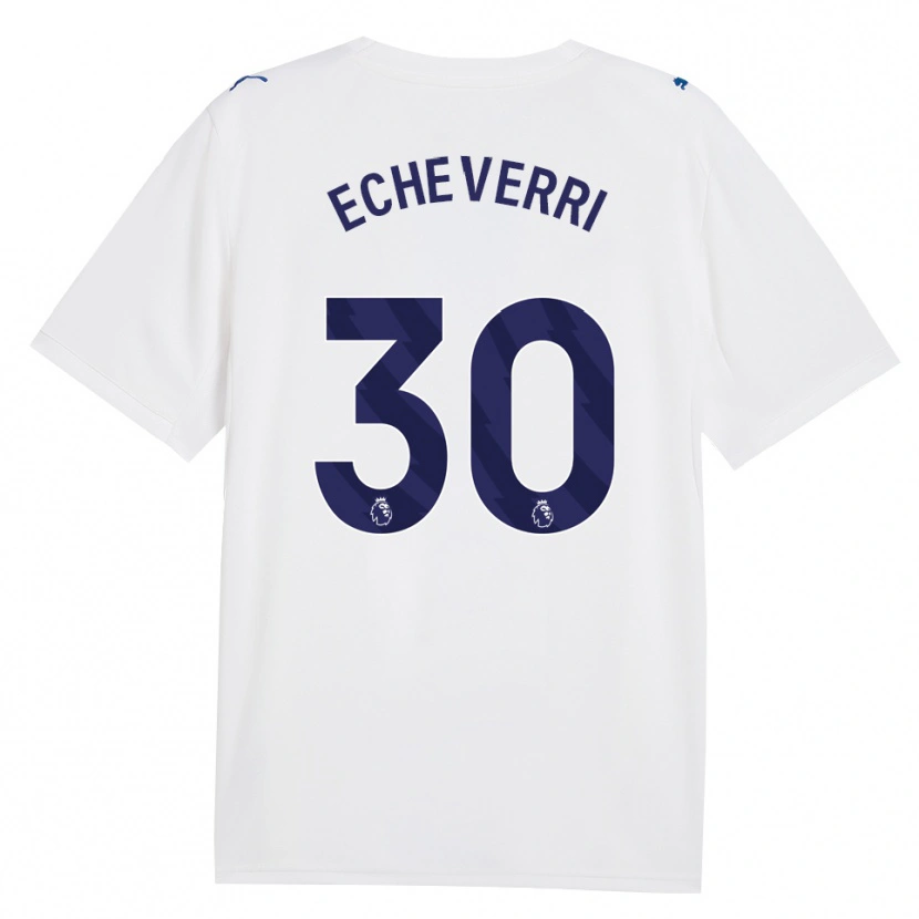 Danxen Kinderen Claudio Echeverri #30 Marine Wit Thuisshirt Derde Tenue 2026/27 T-Shirt België