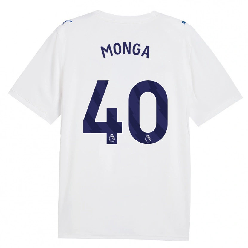 Danxen Kinderen Jeremy Monga #40 Marine Wit Thuisshirt Derde Tenue 2026/27 T-Shirt België