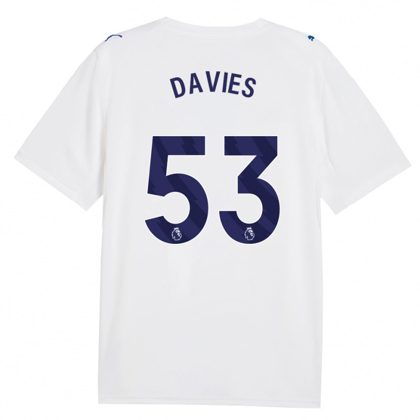 Danxen Kinderen Mayzee Davies #53 Marine Wit Thuisshirt Derde Tenue 2026/27 T-Shirt België