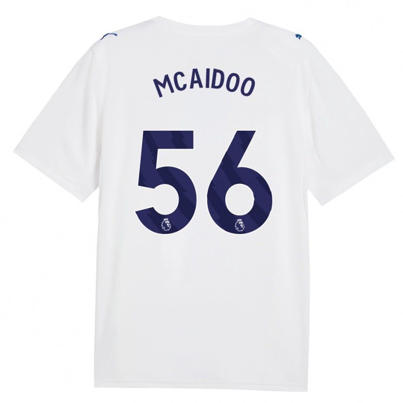 Danxen Kinderen Ryan Mcaidoo #56 Marine Wit Thuisshirt Derde Tenue 2026/27 T-Shirt België