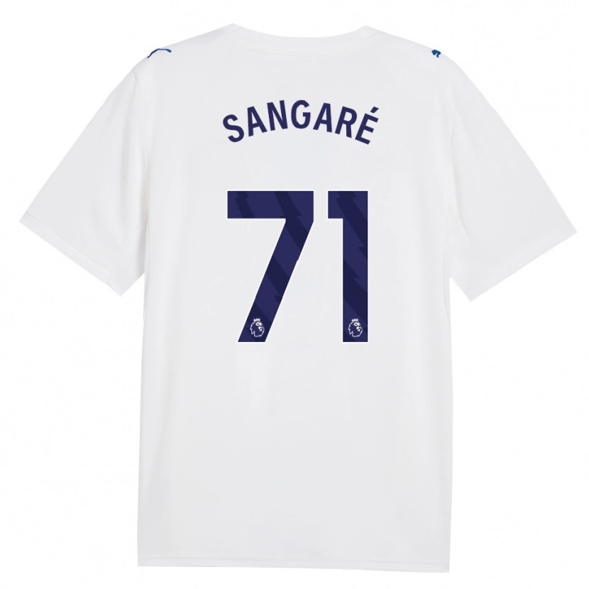 Danxen Kinderen Mahamadou Sangaré #71 Marine Wit Thuisshirt Derde Tenue 2026/27 T-Shirt België