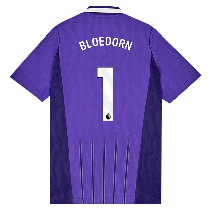 Danxen Kinderen Carey Bloedorn #1 Paars Wit Thuisshirt Derde Tenue 2026/27 T-Shirt België