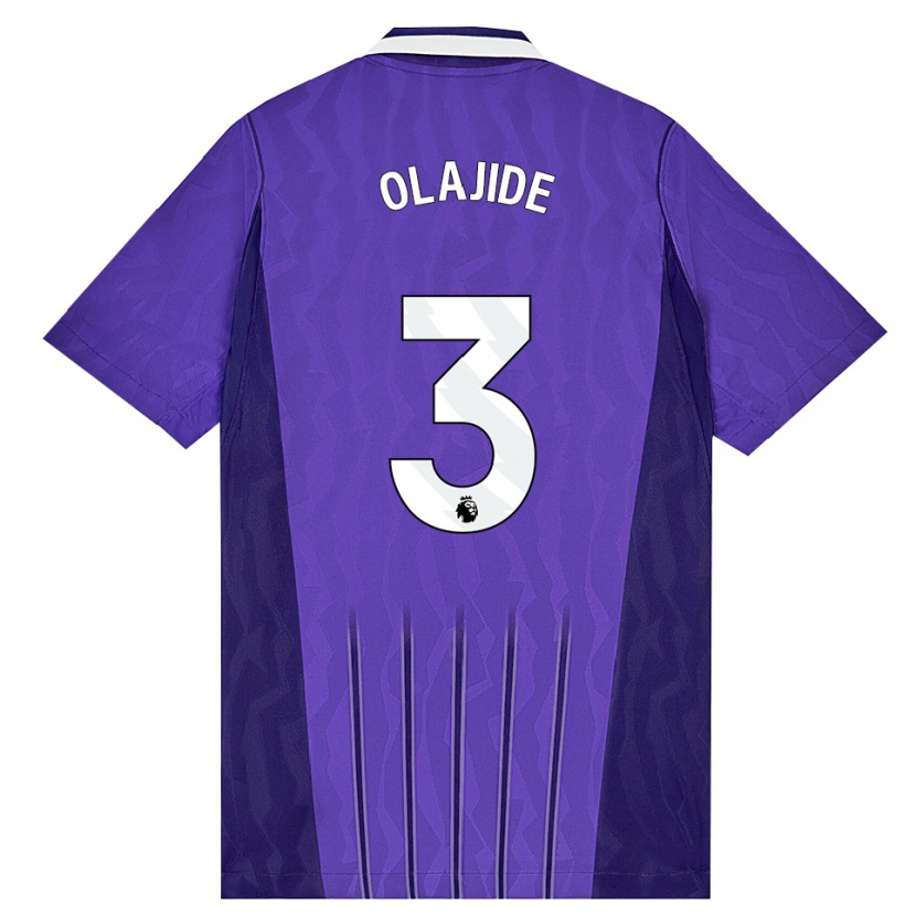 Danxen Kinderen Solomon Olajide #3 Paars Wit Thuisshirt Derde Tenue 2026/27 T-Shirt België