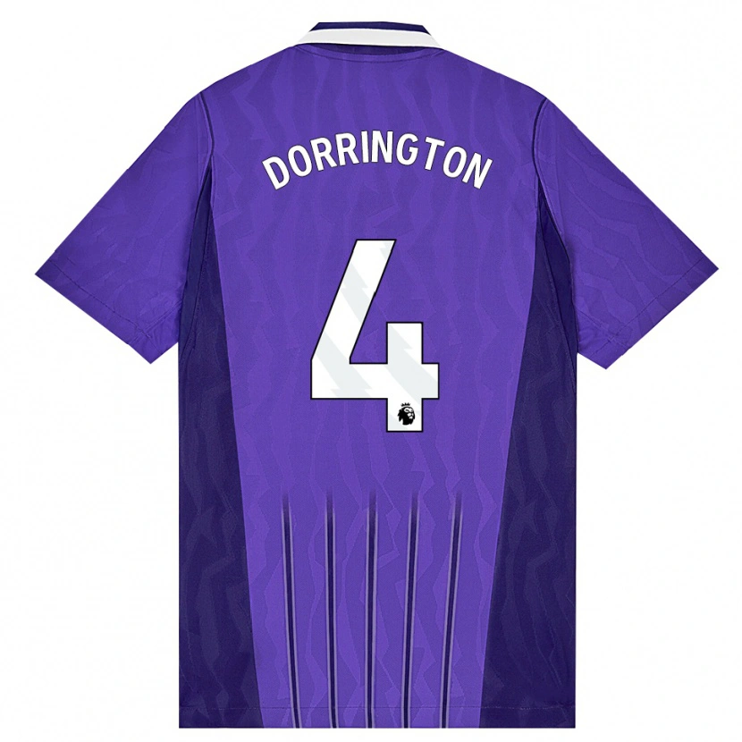 Danxen Kinderen Alfie Dorrington #4 Paars Wit Thuisshirt Derde Tenue 2026/27 T-Shirt België