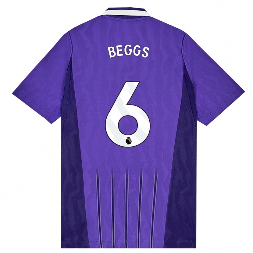 Danxen Kinderen Jamel Beggs #6 Paars Wit Thuisshirt Derde Tenue 2026/27 T-Shirt België