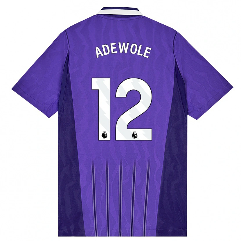 Danxen Kinderen Miracle Adewole #12 Paars Wit Thuisshirt Derde Tenue 2026/27 T-Shirt België