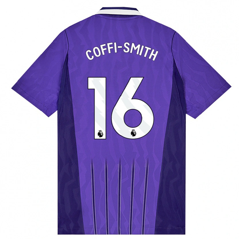 Danxen Kinderen Courtney Coffi-Smith #16 Paars Wit Thuisshirt Derde Tenue 2026/27 T-Shirt België