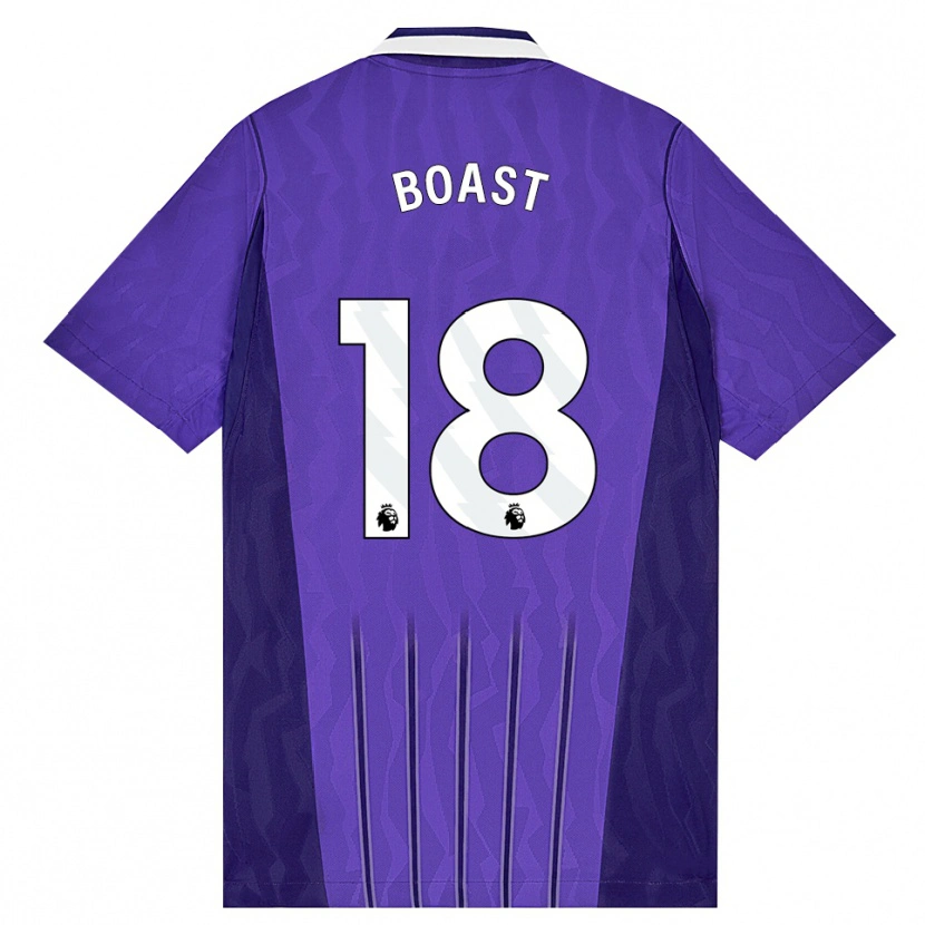 Danxen Kinderen Oliver Boast #18 Paars Wit Thuisshirt Derde Tenue 2026/27 T-Shirt België