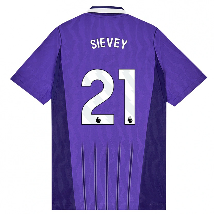 Danxen Kinderen Max Sievey #21 Paars Wit Thuisshirt Derde Tenue 2026/27 T-Shirt België