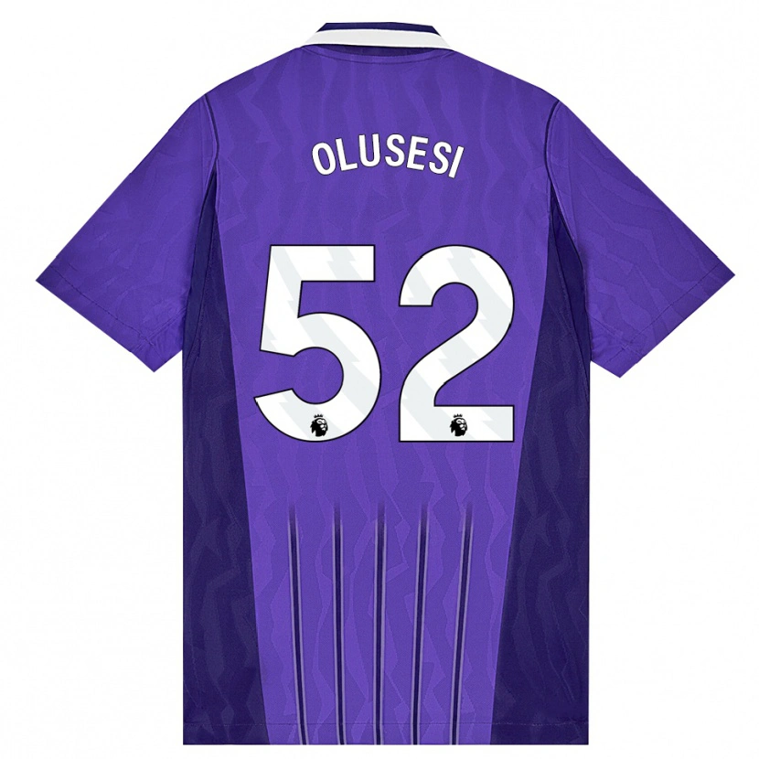Danxen Kinderen Callum Olusesi #52 Paars Wit Thuisshirt Derde Tenue 2026/27 T-Shirt België