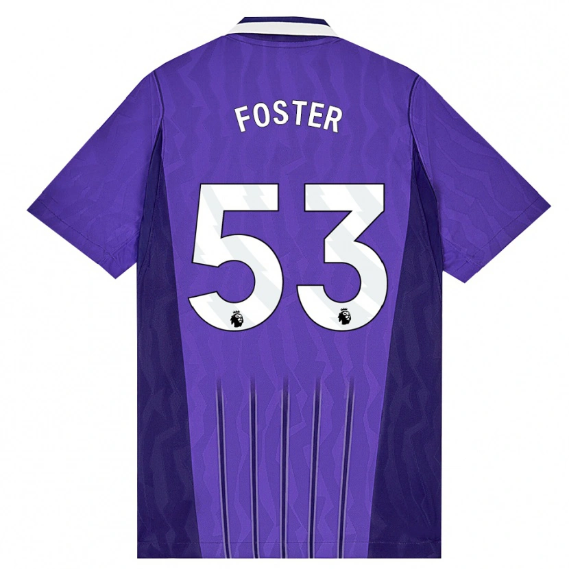 Danxen Kinderen Brooklyn Lyons Foster #53 Paars Wit Thuisshirt Derde Tenue 2026/27 T-Shirt België