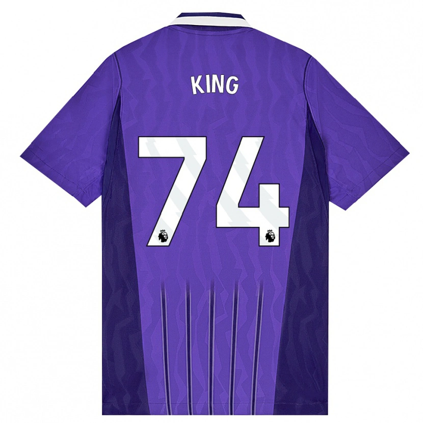 Danxen Kinderen Maeson King #74 Paars Wit Thuisshirt Derde Tenue 2026/27 T-Shirt België