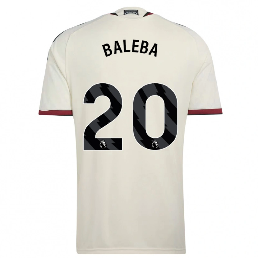 Danxen Kinderen Carlos Baleba #20 Beige Zwart Rood Thuisshirt Derde Tenue 2026/27 T-Shirt België
