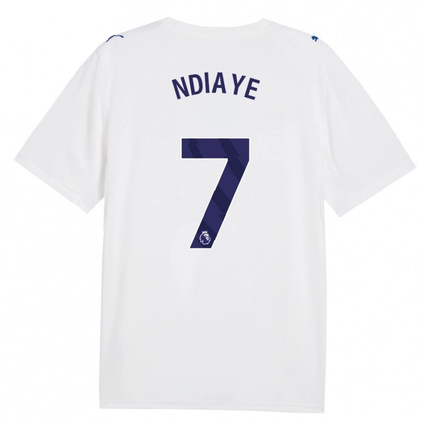 Danxen Kinderen Iliman Ndiaye #7 Marine Wit Thuisshirt Derde Tenue 2026/27 T-Shirt België