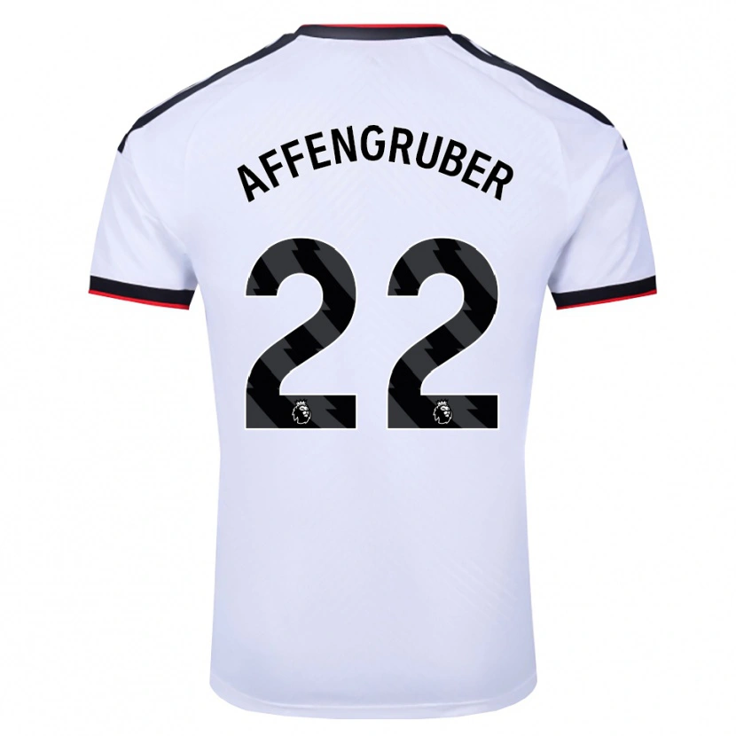 Danxen Kinderen David Affengruber #22 Wit Zwart Rood Thuisshirt Thuistenue 2026/27 T-Shirt België