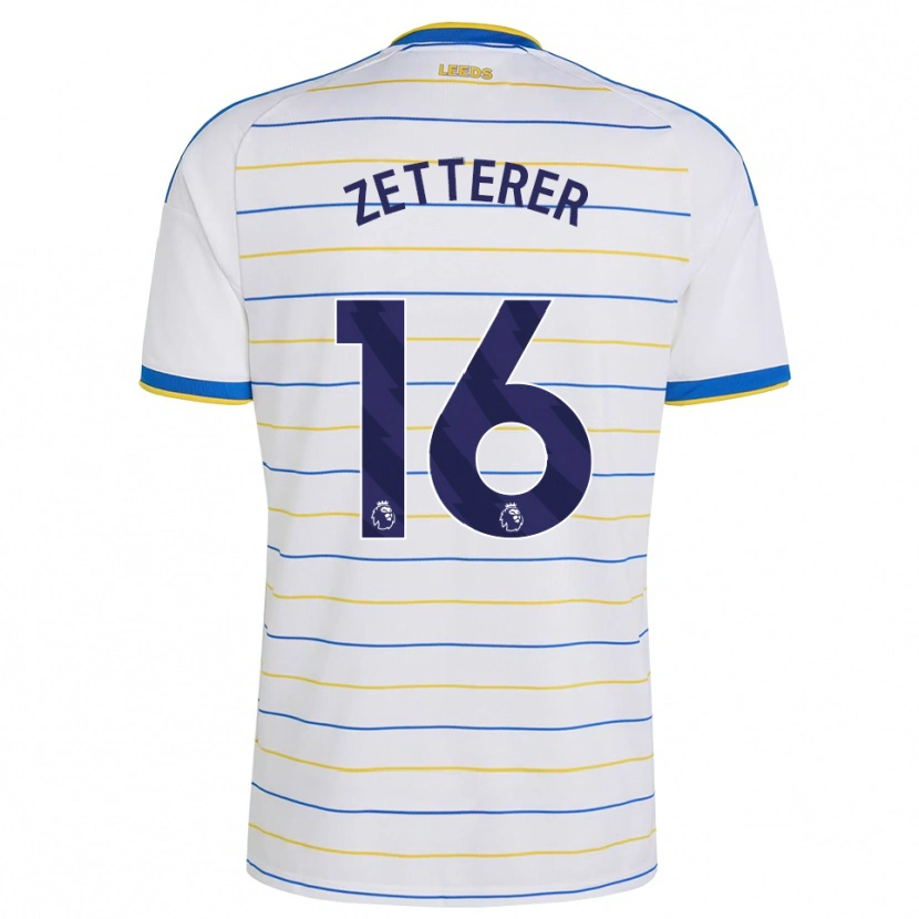 Danxen Kinderen Michael Zetterer #16 Rood Geel Blauw Thuisshirt Thuistenue 2026/27 T-Shirt België