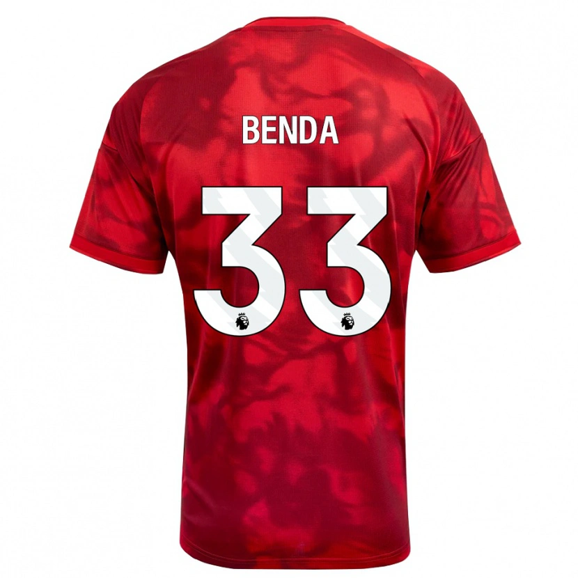Danxen Kinderen Steven Benda #33 Krimson Wit Thuisshirt Thuistenue 2026/27 T-Shirt België
