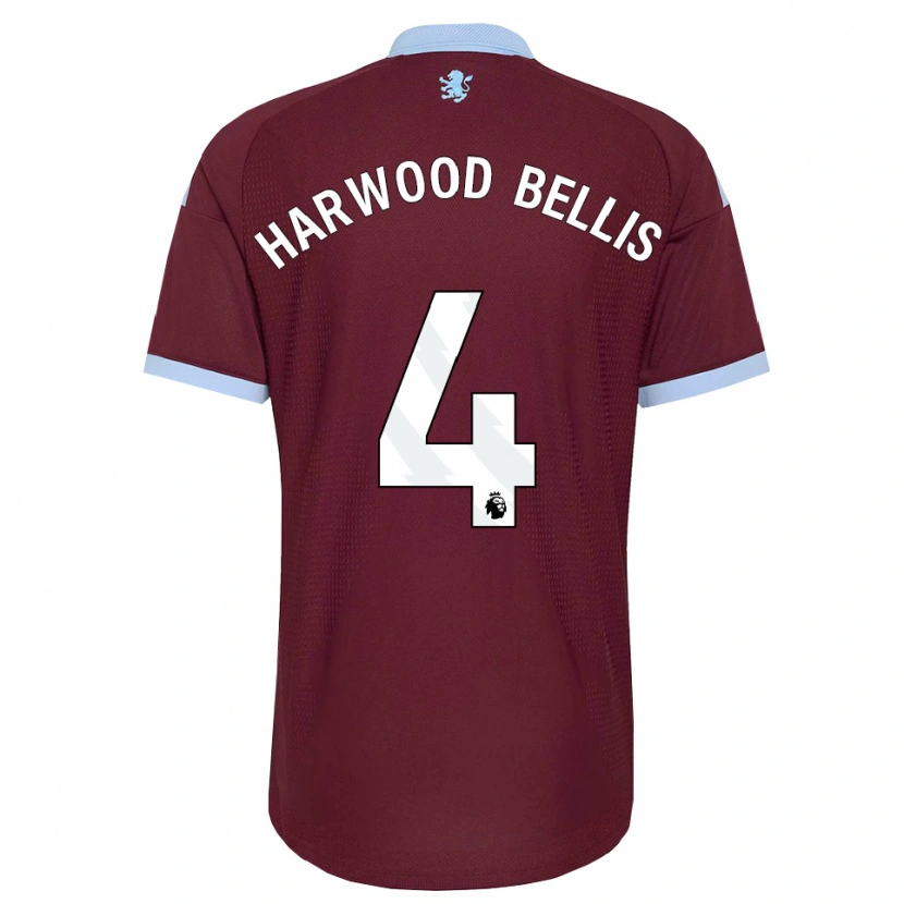 Danxen Kinderen Taylor Harwood-Bellis #4 Korenbloemblauw Bordeaux Thuisshirt Thuistenue 2026/27 T-Shirt België