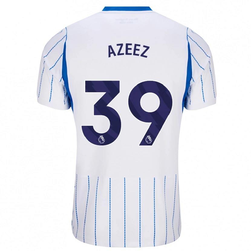 Danxen Kinderen Femi Azeez #39 Hemelsblauw Wit Uitshirt Uittenue 2026/27 T-Shirt België