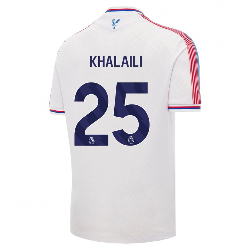 Danxen Kinderen Anan Khalaili #25 Wit Rood Blauw Thuisshirt Thuistenue 2026/27 T-Shirt België