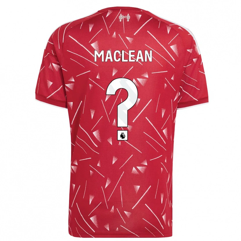 Danxen Heren Kirsty Maclean #0 Wit Rood Thuisshirt Thuistenue 2026/27 T-Shirt België