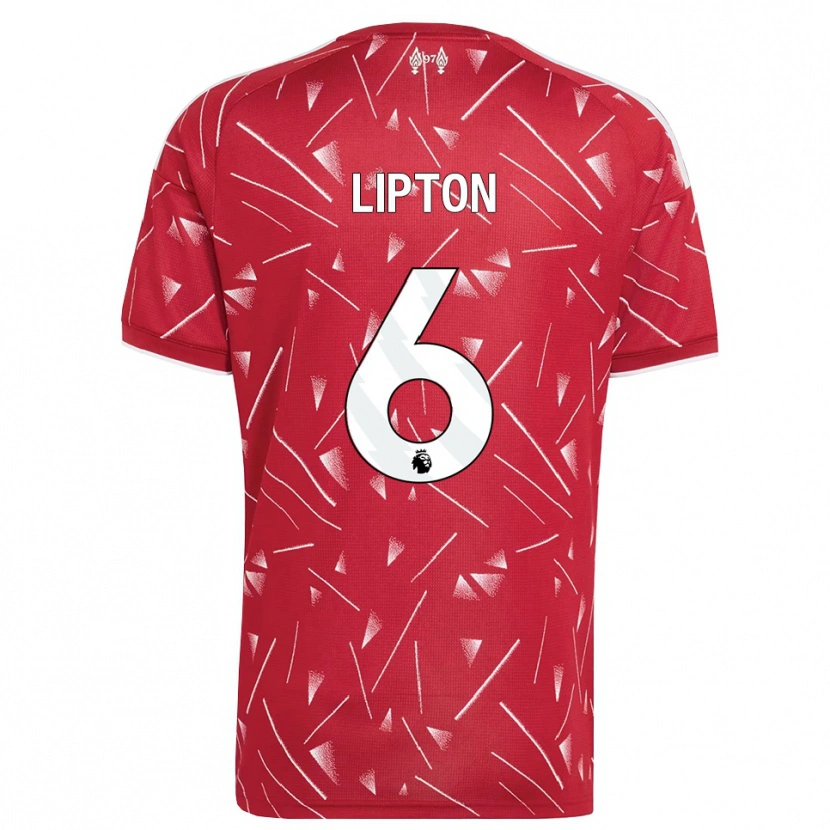 Danxen Heren Joe Lipton #6 Wit Rood Thuisshirt Thuistenue 2026/27 T-Shirt België