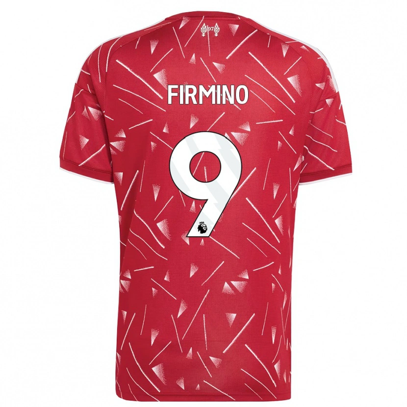 Danxen Heren Roberto Firmino #9 Wit Rood Thuisshirt Thuistenue 2026/27 T-Shirt België