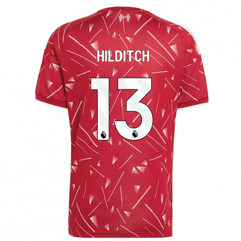 Danxen Heren James Hilditch #13 Wit Rood Thuisshirt Thuistenue 2026/27 T-Shirt België