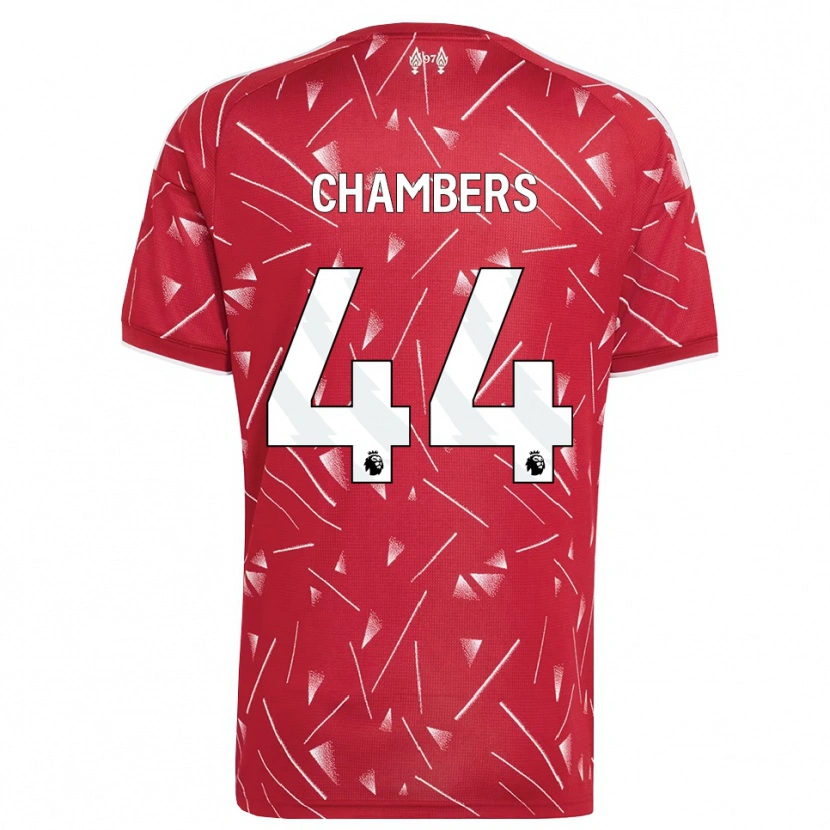 Danxen Heren Luke Chambers #44 Wit Rood Thuisshirt Thuistenue 2026/27 T-Shirt België
