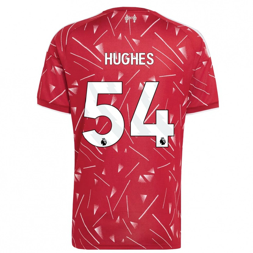 Danxen Heren Liam Hughes #54 Wit Rood Thuisshirt Thuistenue 2026/27 T-Shirt België