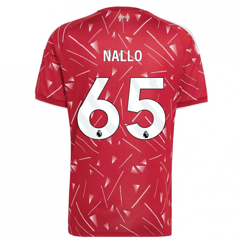 Danxen Heren Amara Nallo #65 Wit Rood Thuisshirt Thuistenue 2026/27 T-Shirt België