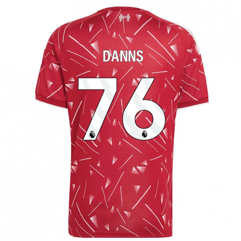Danxen Heren Jayden Danns #76 Wit Rood Thuisshirt Thuistenue 2026/27 T-Shirt België
