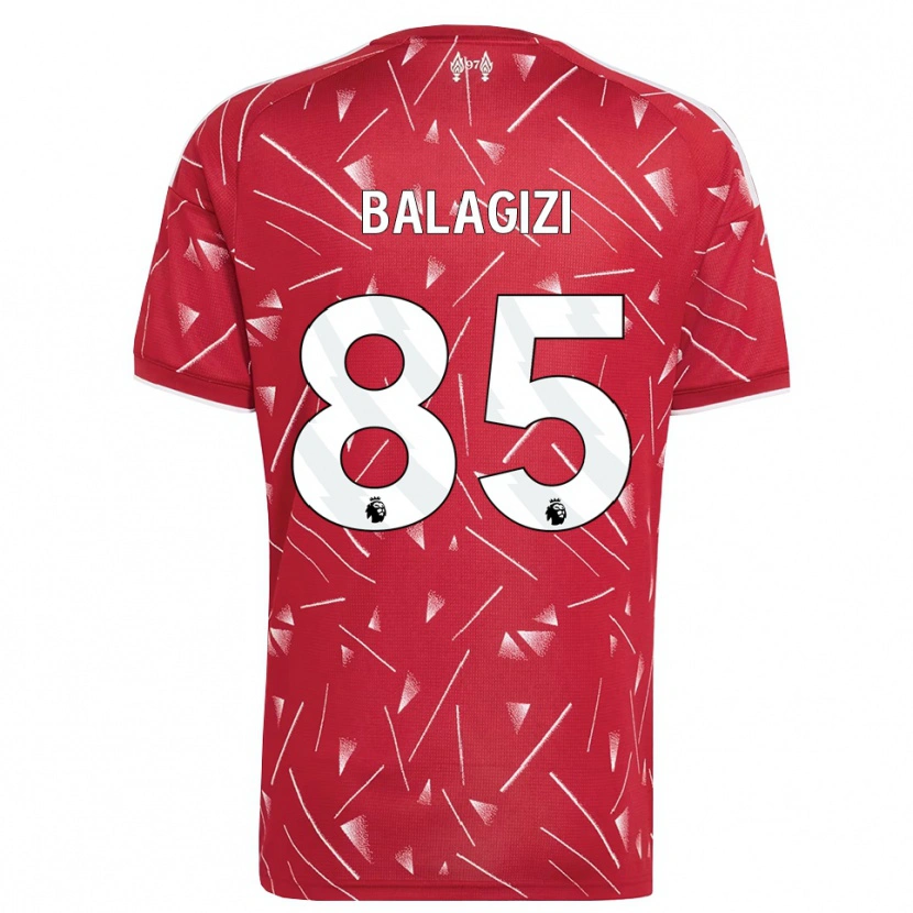 Danxen Heren James Balagizi #85 Wit Rood Thuisshirt Thuistenue 2026/27 T-Shirt België