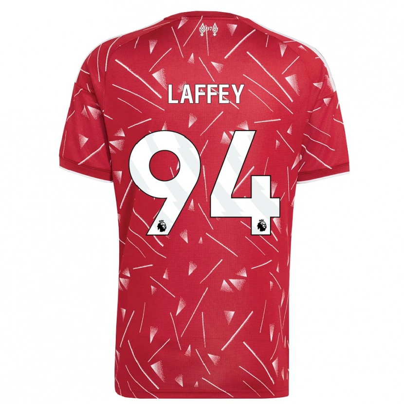 Danxen Heren Michael Laffey #94 Wit Rood Thuisshirt Thuistenue 2026/27 T-Shirt België
