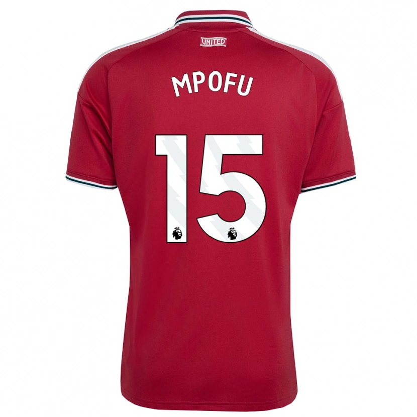 Danxen Heren Camron Mpofu #15 Rood Geel Wit Thuisshirt Thuistenue 2026/27 T-Shirt België