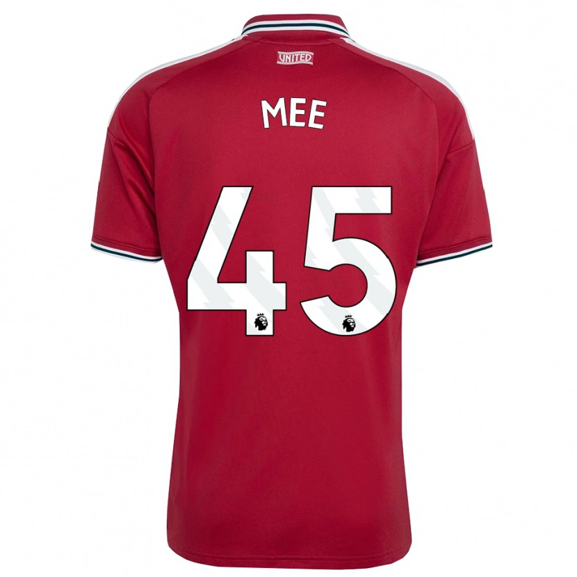 Danxen Heren Dermot Mee #45 Rood Geel Wit Thuisshirt Thuistenue 2026/27 T-Shirt België