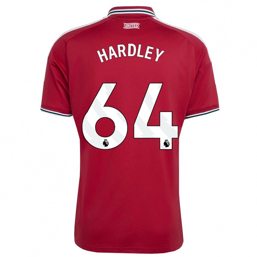 Danxen Heren Bjorn Hardley #64 Rood Geel Wit Thuisshirt Thuistenue 2026/27 T-Shirt België