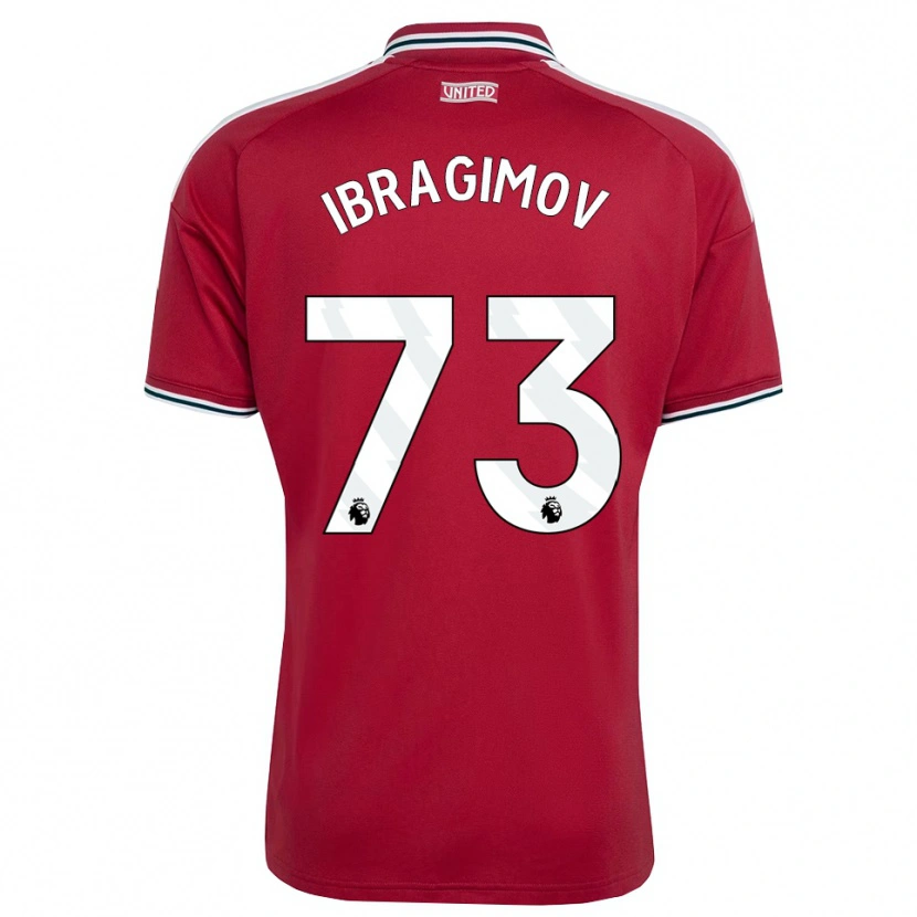 Danxen Heren Amir Ibragimov #73 Rood Geel Wit Thuisshirt Thuistenue 2026/27 T-Shirt België