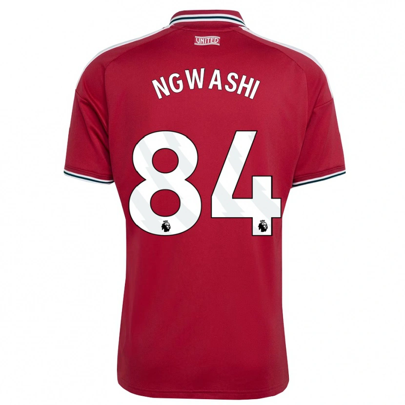 Danxen Heren Jayden Ngwashi #84 Rood Geel Wit Thuisshirt Thuistenue 2026/27 T-Shirt België